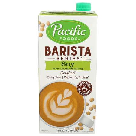Pacific Foods Pacific Foods Original Barista Series Soy Milk 32 fl. oz. Carton, PK12 04292